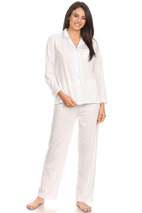 White Mark PS3681-16-3X Womens Plus Size Short Sleeve & Pants Tropical Pajama Set, Brown - 3XL $ 36 96